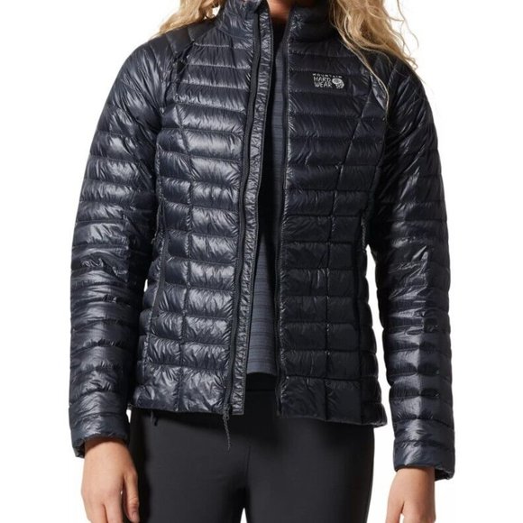 Mountain Hardwear Ghost Whisperer 2 Women's Down Jacket NEW Blue Slate Large - Picture 2 of 6